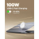 Висувний Кабель UGREEN USB-C 100W PD 3.0: Швидка Зарядка. (Білий)