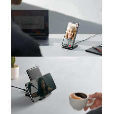 Бездротовий Зарядний Пристрій INIU 15 Вт: Швидка Зарядка Qi-Стандарту (Чорний)