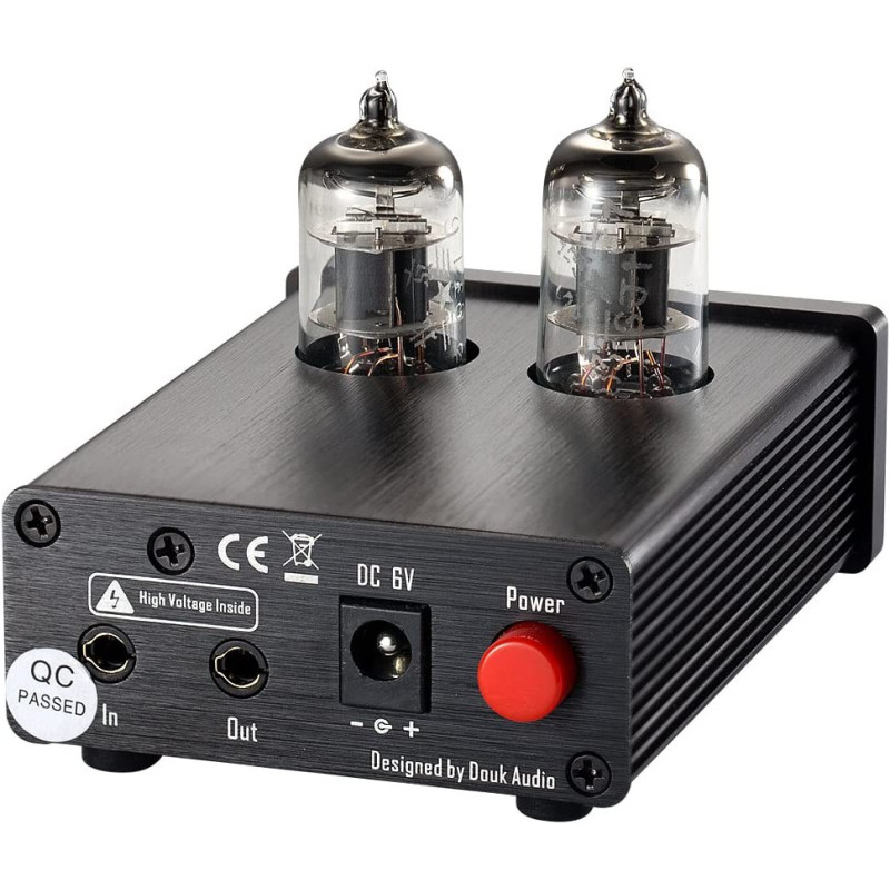 Міні-Ламповий Підсилювач Nobsound Hi-Fi Stereo: З Керуванням Басами та ВЧ (Чорний)