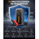 Пусковий пристрій для авто 7000А: Бустер 12V для бензинових (9л) та дизельних (8.5л) двигунів