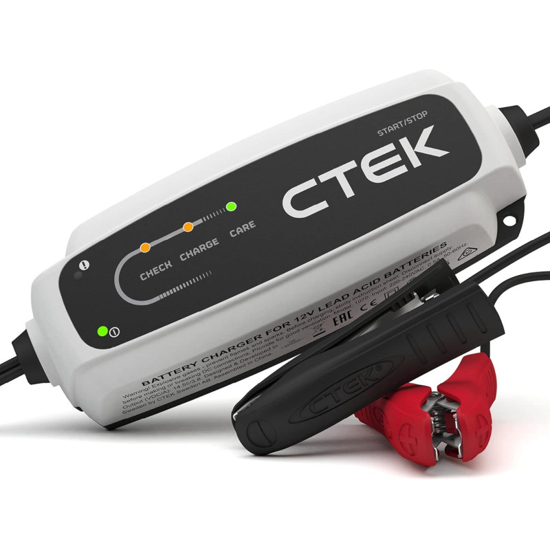 Інтелектуальний Зарядний Пристрій CTEK CT5 Start/Stop 12V, 5A (Десульфатація) (Сірий)