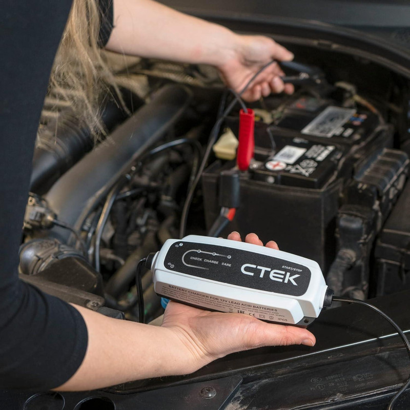 Інтелектуальний Зарядний Пристрій CTEK CT5 Start/Stop 12V, 5A (Десульфатація) (Сірий)