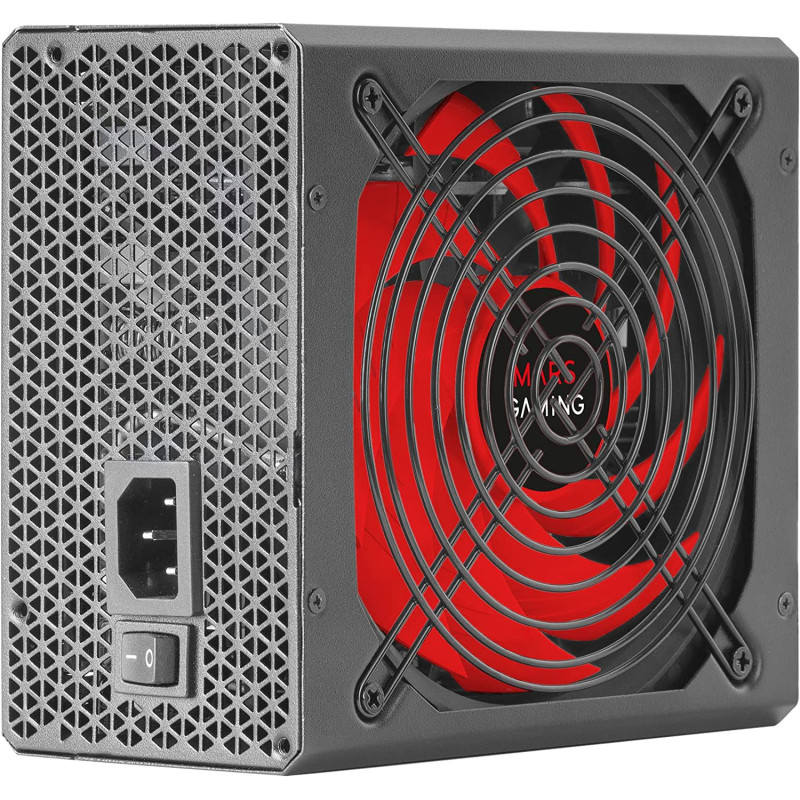 Блок Живлення Mars Gaming 650 Вт (80 PLUS Bronze): AI-RPM Безшумна Технологія. (Чорний)