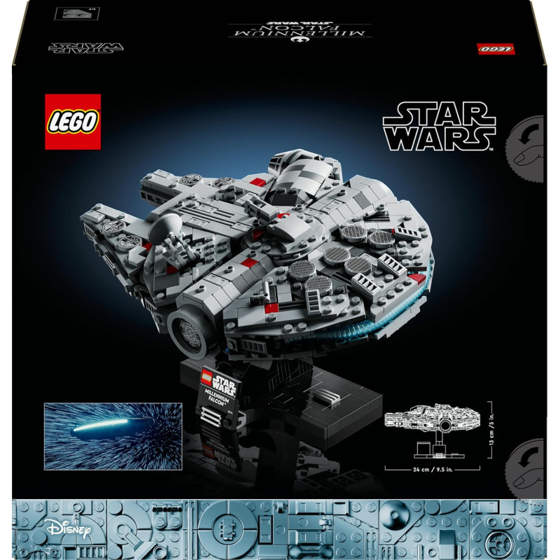 Конструктор LEGO Star Wars 75375 «Тисячолітній сокіл» — Колекційний набір для дорослих
