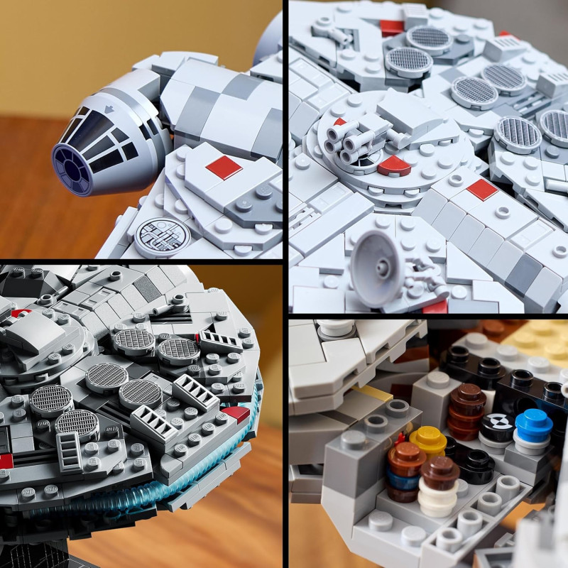 Конструктор LEGO Star Wars 75375 «Тисячолітній сокіл» — Колекційний набір для дорослих