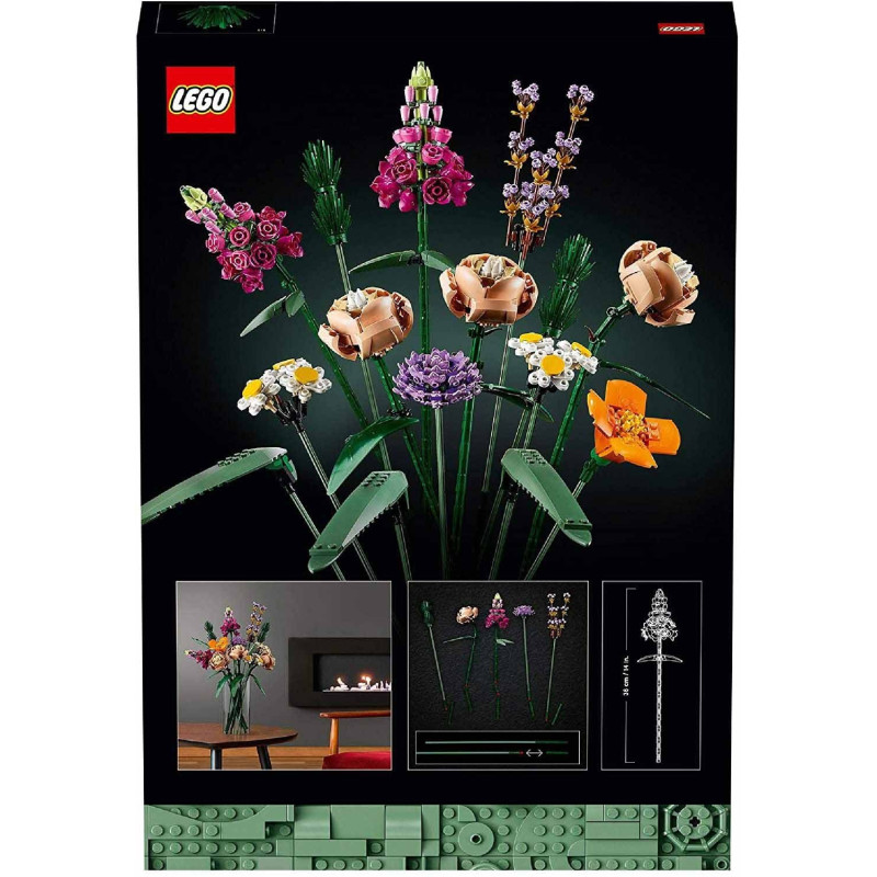 LEGO 10280 Icons Букет Квітів: Конструктор для Дорослих, Вічна Декорація