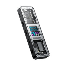 Док-станція Dockcase Smart 10-in-1 USB-C Hub: Dual HDMI, 4K144Hz, Explorer Edition. (Глянцево-сріблястий)