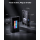 Док-станція Dockcase Smart 7-in-1: Корпус для M.2 SSD, 8K HDMI, Touch Screen. (Чорний глянцевий)