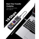 Корпус Dockcase Chizha M.2 NVMe SSD Enclosure Explorer Edition: Розумний Чохол з Дисплеєм. ( Чорний )