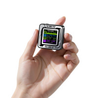 Корпус для SSD Dockcase Pocket Smart 2230 M.2 NVMe: Розумний Кейс з Екраном. (Чорний матовий)
