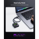 Корпус для SSD Dockcase Pocket Smart 2230 M.2 NVMe: Розумний Кейс з Екраном. (Чорний матовий)