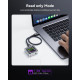 Корпус для SSD Dockcase Pocket Smart 2230 M.2 NVMe: Розумний Кейс з Екраном. (Сріблястий)