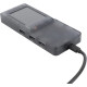Док-Станція MiraBox USB-C 8-в-1: 4K HDMI, 100W PD, Ethernet та USB 3.0. (Чорний)