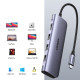 Док-Станція UGREEN 6-в-1 Aluminium USB-C Hub: 4K HDMI, 3 x USB 3.0. (Сріблястий)