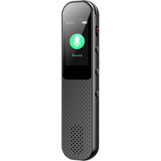 Професійний Диктофон 128 ГБ: 3072 кбіт/с, VOR та Швидкісний Type-C. (Чорний)