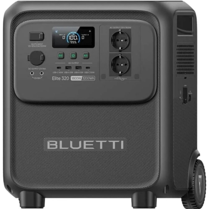 Портативна зарядна станція BLUETTI Elite 320 (1800W, 3200Wh) Чорний