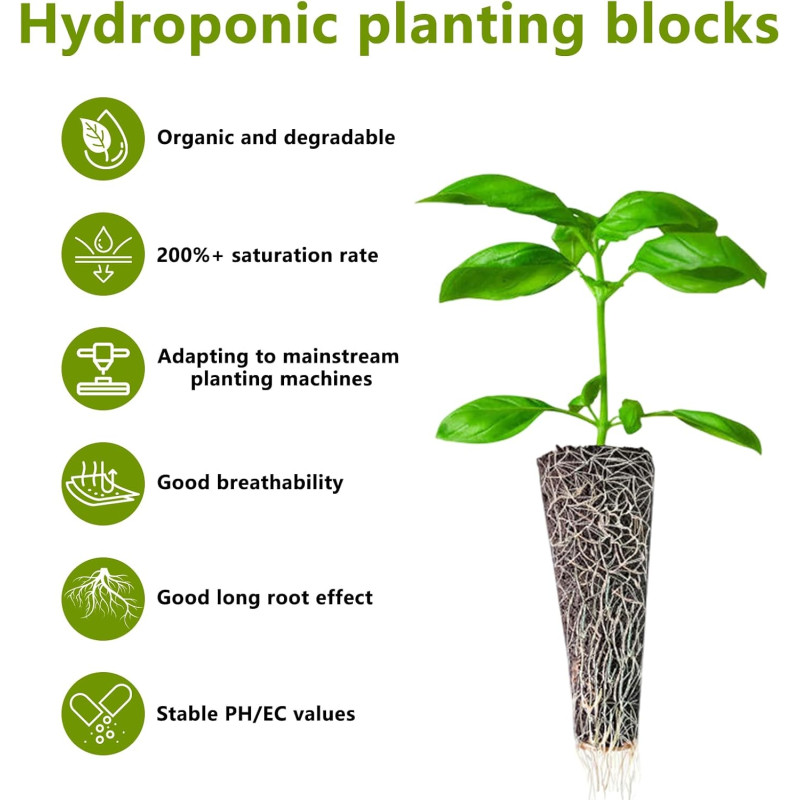 Змінні гідропонні губки для вирощування (25 шт.): Субстрат для кореневої системи ( Круглі )