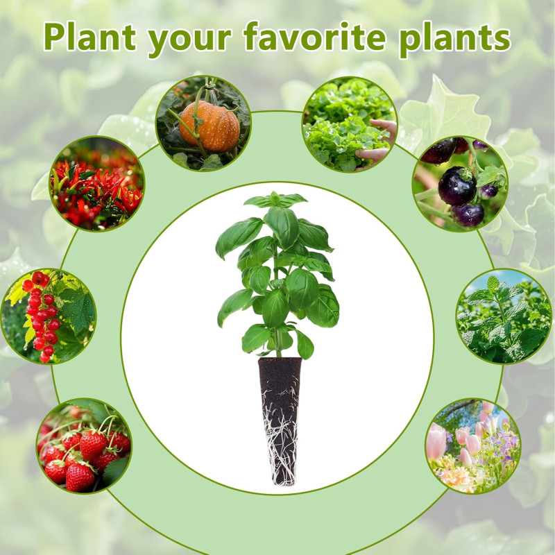 Змінні гідропонні губки для вирощування (25 шт.): Субстрат для кореневої системи ( Круглі )