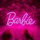 Неонова вивіска Barbie — гламурний LED декор для б'юті-зон, фотозон та стильних кімнат