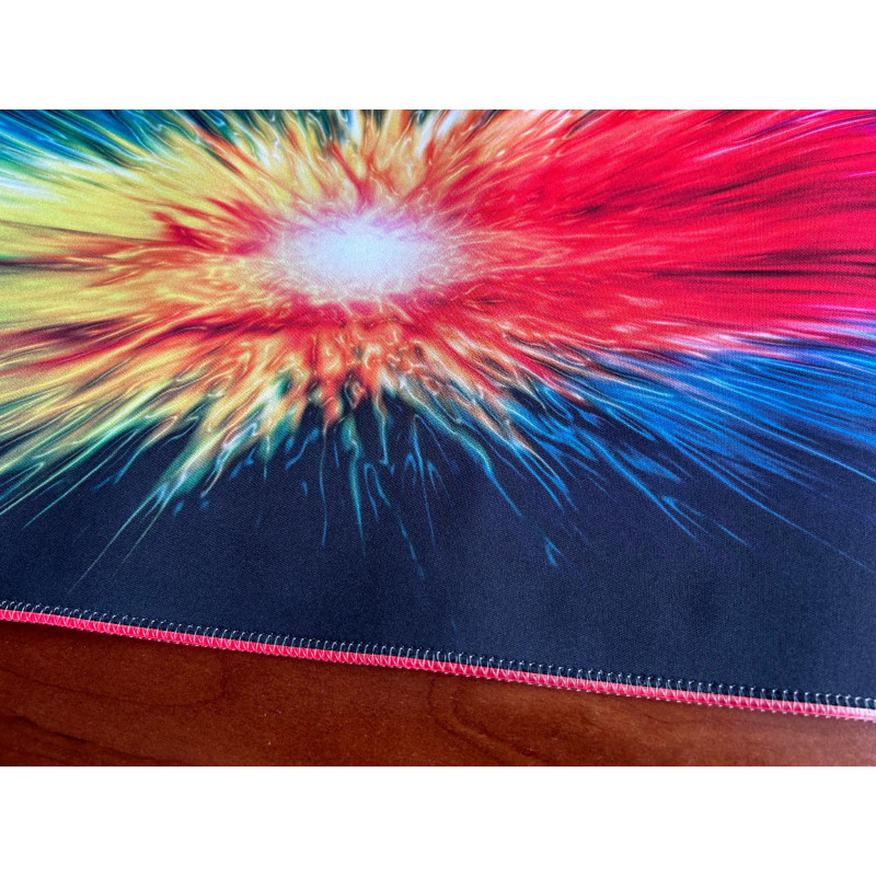 GMS Енергія 2-в-1: Ігровий килимок для миші з Бездротовою зарядкою та 14 режимами RGB (800x300 мм)