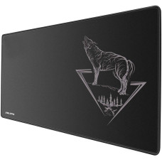 JIALONG XXL: Килимок для миші 900x400 мм, Нековзкий, Можна мити, Універсальний. (Сірий Вовк)