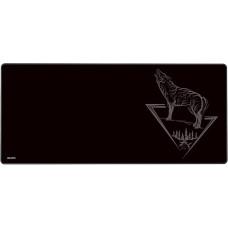 JIALONG XXL: Килимок для миші 900x400 мм, Нековзкий, Можна мити, Універсальний. (Сірий Вовк)