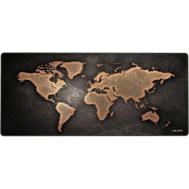 JIALONG XXL: Килимок 900x400 мм "Ретро Світ", Нековзкий, Можна мити, Вінтажний дизайн