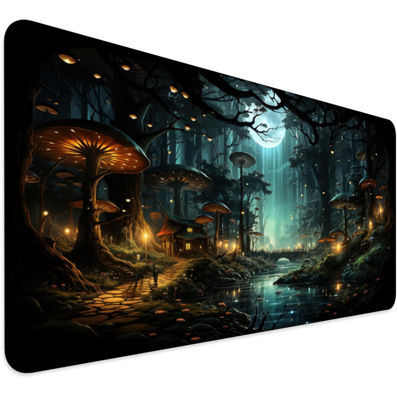 Килимок великий XXL (90x40 см): Чарівний ліс, Ultra HD 8K принт