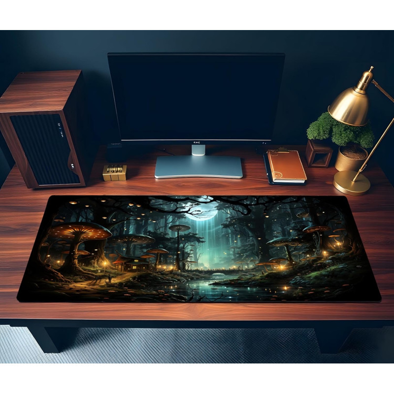 Килимок великий XXL (90x40 см): Чарівний ліс, Ultra HD 8K принт