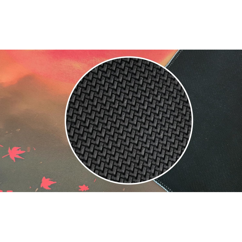 Килимок великий XXL (90x40 см): Самурай з катаною, Ultra HD 8K принт