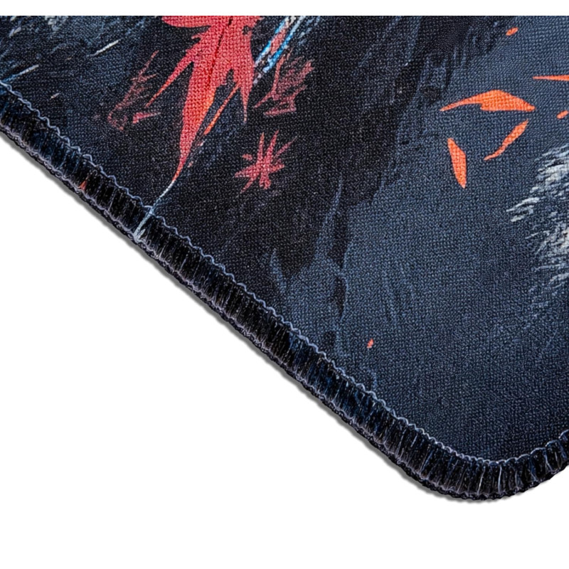 Килимок для миші великий XXL (90x40 см): Японський самурай та гора Фудзі