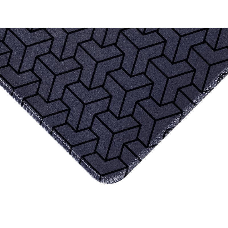 Килимок для миші Zindoo (320x285 мм): Синьо-чорний геометричний дизайн