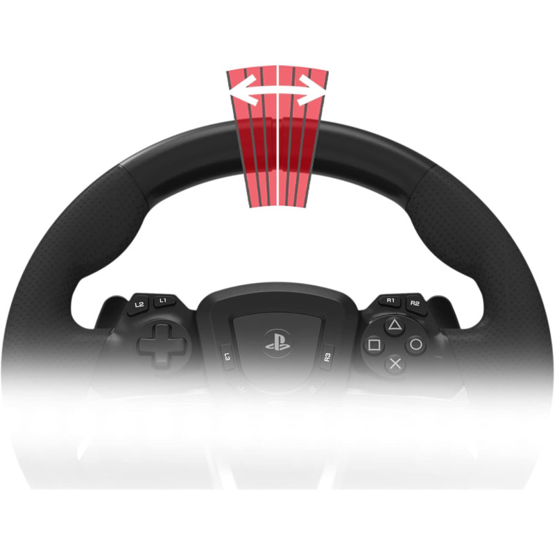 Ігрове кермо HORI Racing Wheel APEX для PS5, PS4 та ПК: Офіційна ліцензія Sony