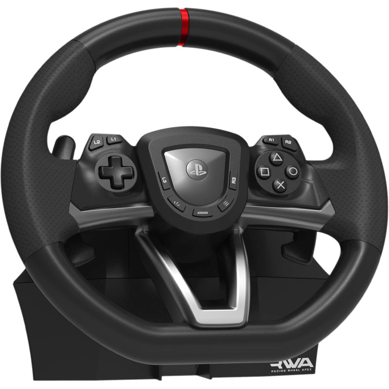 Ігрове кермо HORI Racing Wheel APEX для PS5, PS4 та ПК: Офіційна ліцензія Sony
