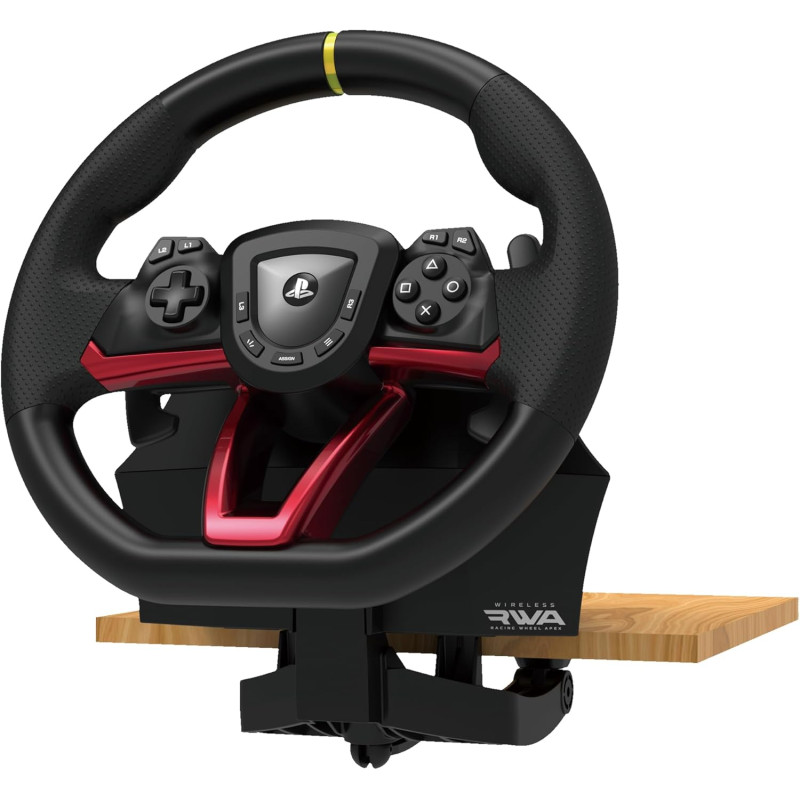 БЕЗДРОТОВЕ гоночне кермо HORI Wireless Racing Wheel APEX для PS5, PS4 та ПК