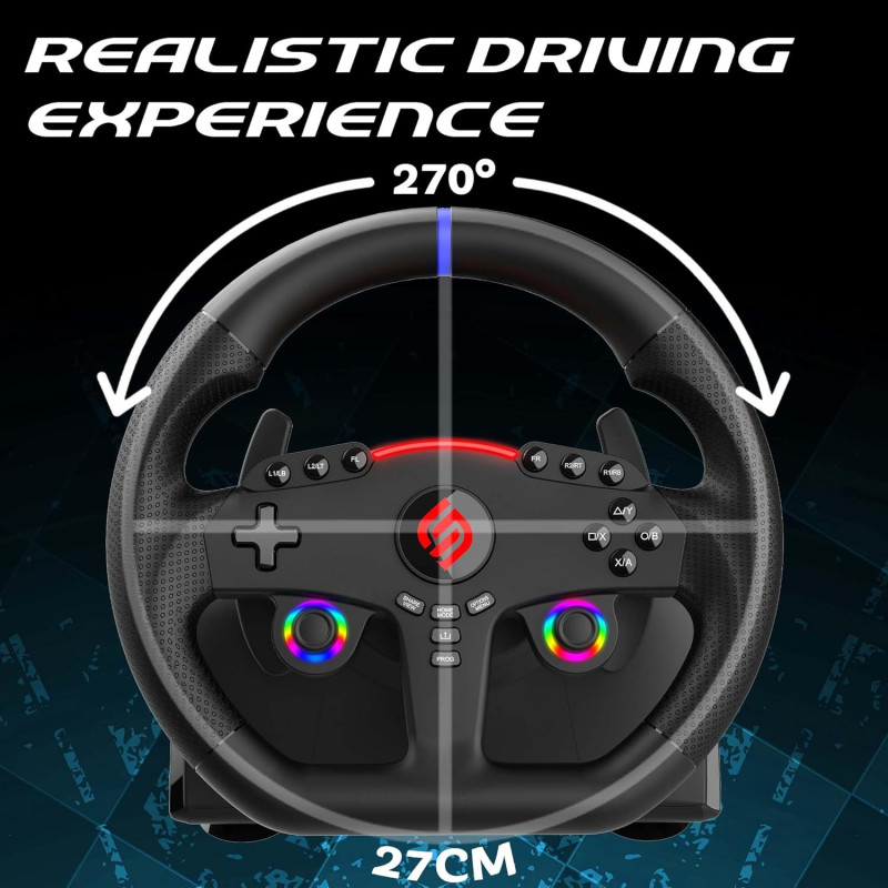 Ігрове кермо Superdrive 270 GT з джойстиками для PS5 та ПК