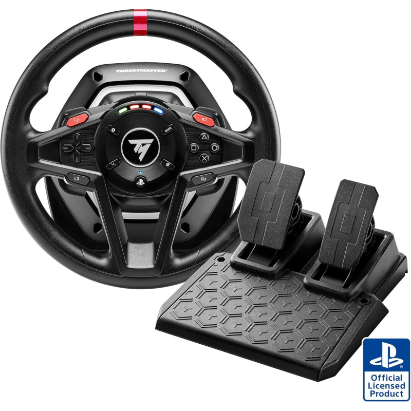 Ігрове кермо Thrustmaster T128 для PS5, PS4 та ПК: Магнітні педалі T2PM
