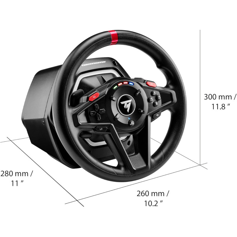 Ігрове кермо Thrustmaster T128 для PS5, PS4 та ПК: Магнітні педалі T2PM