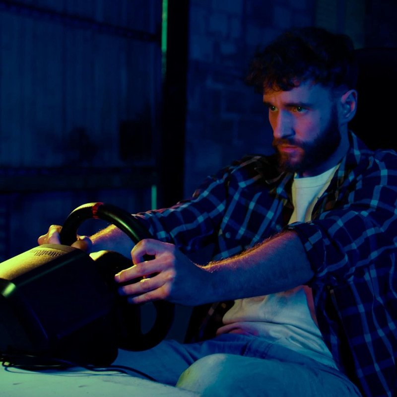 Ігрове кермо Thrustmaster T128 для PS5, PS4 та ПК: Магнітні педалі T2PM