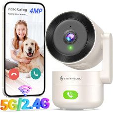 Внутрішня Wi-Fi камера Symynelec 2K 4MP: 360° огляд та 5 ГГц
