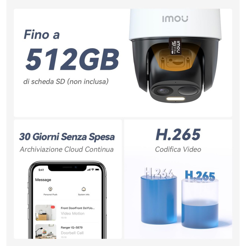 Бездротова вулична Wi-Fi камера Imou 5MP: Сонячна панель, акумулятор 5000 мАг та PIR-датчик