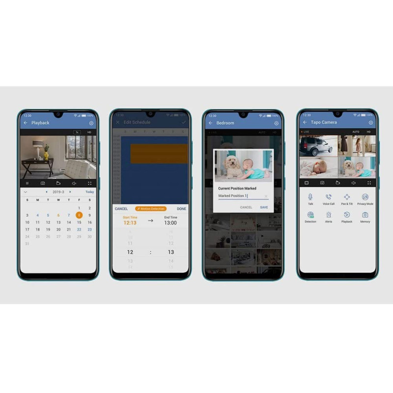 Внутрішня Поворотна Wi-Fi Камера TP-Link Tapo C210: 3 МП (2K), 360° Огляд, Нічне Бачення 9 м, Сумісність з Alexa/Google.