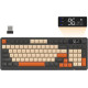 Клавіатура Freewolf M96: Бездротова Мембранна, Ручка керування, Екран, Dual-mode (BT/2.4G), PBT. (Чорний)