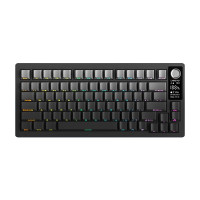 Бездротова механічна клавіатура Langtu LT75 (75%): Hot-Swap, Tri-Mode, RGB (Чорна)