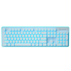 Професійна бездротова клавіатура Langtu L1: 2.4G, ультратонка, PBT, захист від води (Біла)