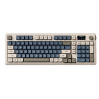 Професійна бездротова клавіатура Langtu L98 (98 клавіш): 2.4G, RGB (Сірий ретро)