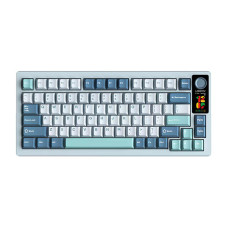 Професійна механічна клавіатура Langtu LT75 Pro (75%): Tri-Mode, Hot-Swap, LCD-дисплей (М'ятна)