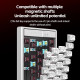 Механічна Дротова Клавіатура Langtu MC68: Magnetic Switch, 68 Клавіш, RGB, Type-C (Білий)