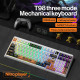 Професійна механічна клавіатура Langtu T98 (98%): Hot-Swap, Tri-Mode, RGB (Кіберпанк)