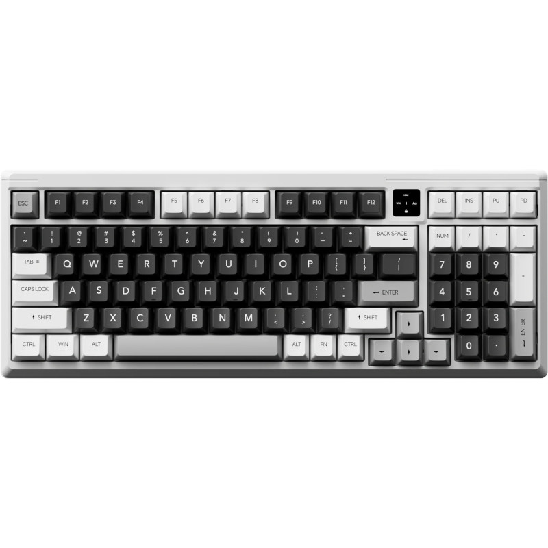 Механічна Клавіатура Langtu T98: 98 Клавіш, Hot-Swap, RGB, Type-C (Льодово-блакитний)